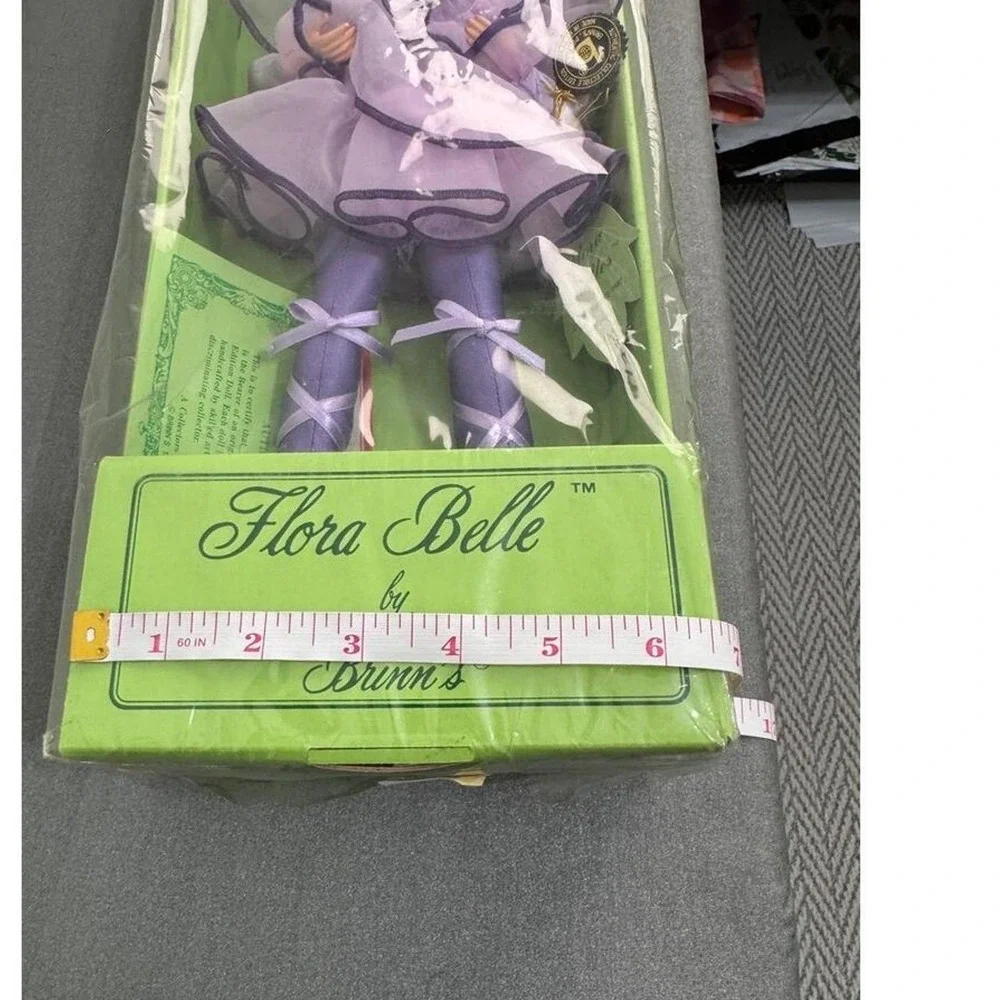 NEW Brinn's Miss‎ Morning Glory Porcelain Purple Vintage Flora Belle Doll